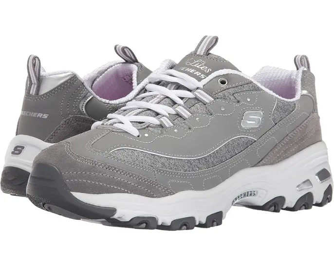 Кроссовки Skechers D'Lites Me Time с верхом из кожи и текстиля