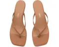 Сандалии TKEES Square Toe Julia Suede на низком каблуке