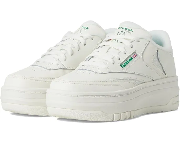 Кроссовки Reebok Club C Extra для детей с кожаным верхом и перфорацией