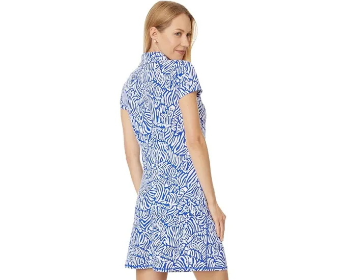 Поло Frida Scallop UPF 50+ от Lilly Pulitzer с защитой от ультрафиолета