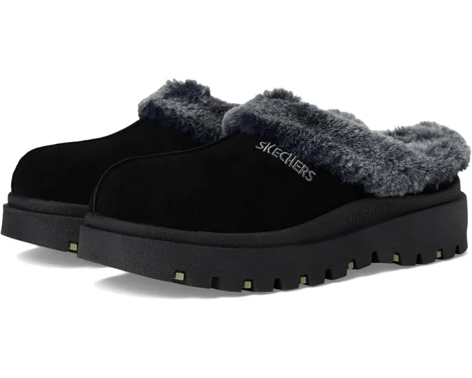 Клоги SKECHERS Shindigs Fortress с искусственным мехом и платформой