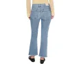 Джинсы Paige Mason Crop Bootcut с расклешённым низом и средней посадкой в цвете Divine