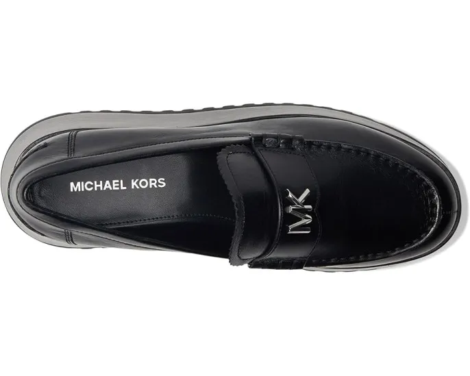 Лоферы MICHAEL Michael Kors Indy на платформе с кожаным каблуком