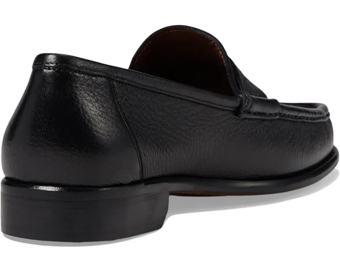 Бруно Мальи Tonio мокасины из кожи с миндалевидным носком и наборным каблуком