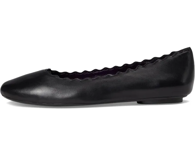 Балетки Vaneli Baird из металлизированной замши на резиновой подошве