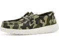 Hey Dude Кроссовки Wendy Essential Camo для детей с камуфляжным принтом