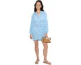 Стильный пляжный кардиган Sadira Clip с отложным воротником и длинными рукавами Lilly Pulitzer