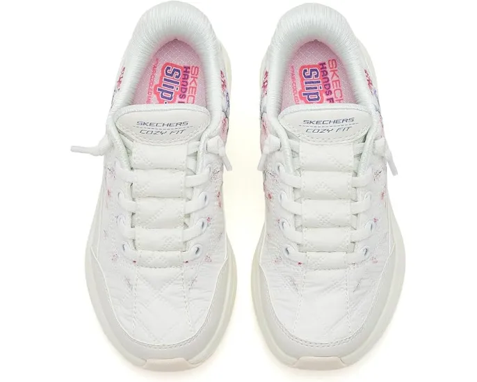 Детские туфли SKECHERS KIDS Hands Free Slip-Ins с цветочным дизайном