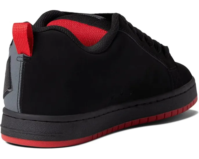 Кроссовки для скейтбординга DC Court Graffik SQ с усиленным верхом из замши