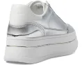 Кроссовки MICHAEL Michael Kors Hayes Lace Up на платформе с металлическим ПВХ верхом