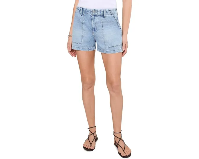 Шорты AG Jeans Analeigh с завышенной талией в стиле милитари Wine Garden