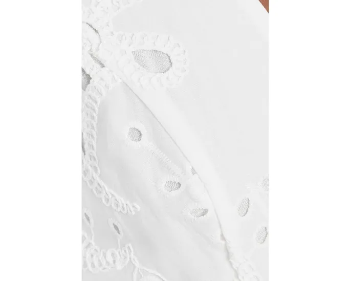 Комбинезон-платье Avec Les Filles Broderie Anglaise хлопковое с вышивкой
