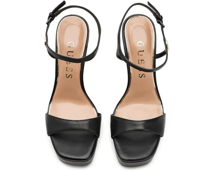 Туфли на шпильке GUESS Hendora с открытым квадратным носком и ремешком