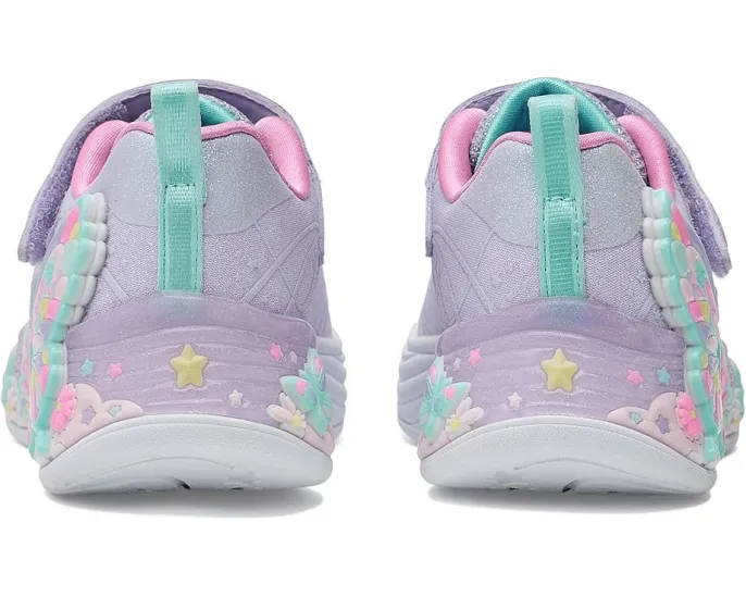 Детские кроссовки SKECHERS KIDS Butterfly Bliss со светящейся подошвой и стразами