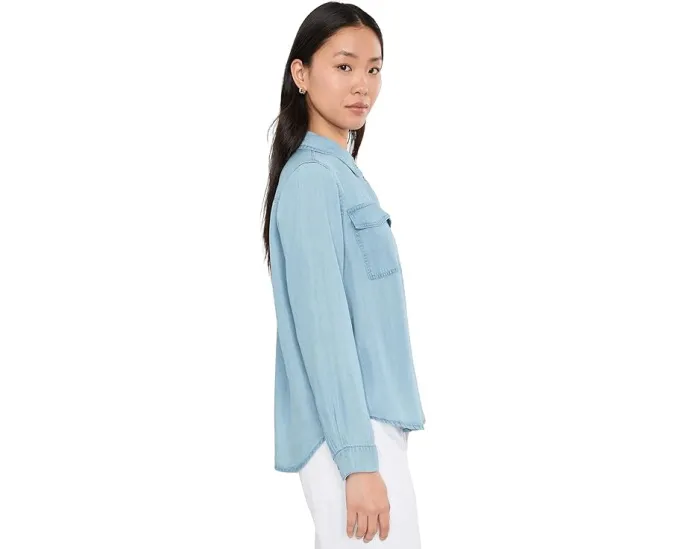 Джинсовая рубашка Liverpool Los Angeles с длинным рукавом и карманами