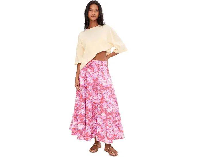 Юбка Zephyr Bustle Convertible от Free People с регулируемой длиной макси или миди