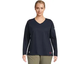 Футболка Ariat Plus Size FR AC Crew с V-образным вырезом и резинкой