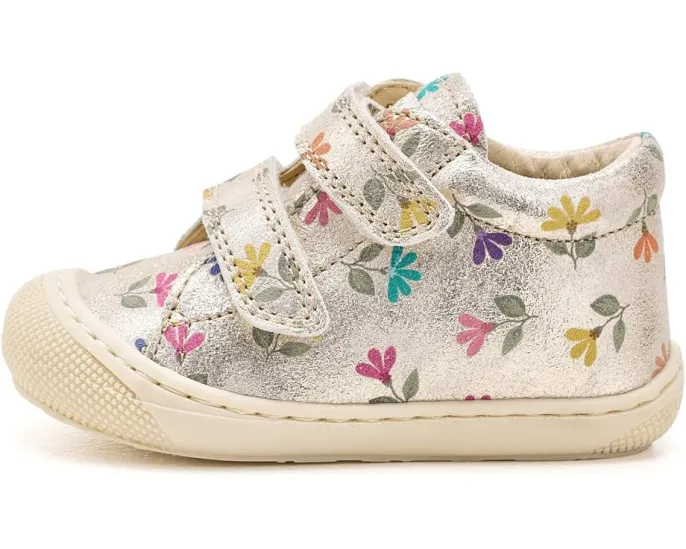 Кроссовки Naturino Cocoon Vl с цветочным принтом и защитным носком