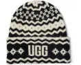 Шапка Uggisle Beanie с традиционным узором и мягкой вязкой UGG