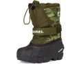 SOREL Детские зимние ботинки Childrens Flurry Print со съемной войлочной стелькой