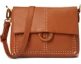 Сумка через плечо HOBO Austin Flap Crossbody в оттенке теплый мед