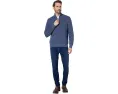 Свитер L.L.Bean из органического хлопка с воротником стойкой и молнией на четверть