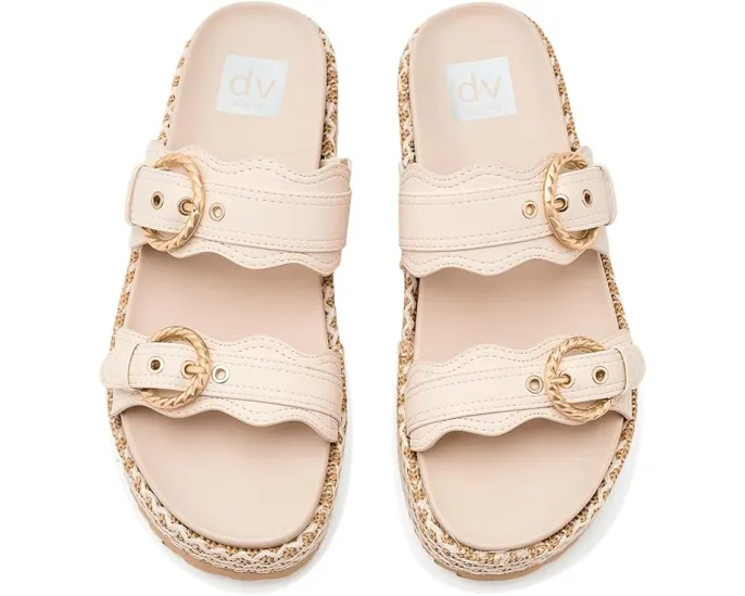 Босоножки Serpent на платформе с двумя ремешками и пряжками DV by Dolce Vita