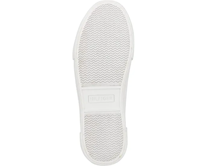 Кроссовки Andrei Tommy Hilfiger из кожи и текстиля с круглым носком