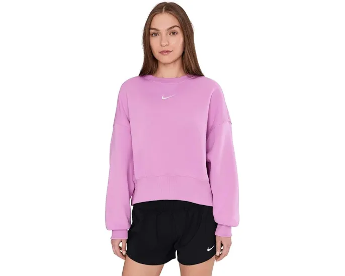 Оверсайз свитшот Nike Sportswear Phoenix Fleece с круглой горловиной