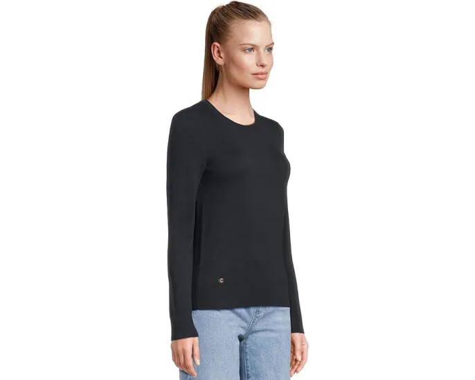 Укороченный свитер Lauren Ralph Lauren из хлопка и модала