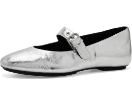 FitFlop Delicato Metallic Mary Janes на плоском ходу