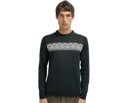 Свитер Dale of Norway Stenberg из мериносовой шерсти с рисунком на груди