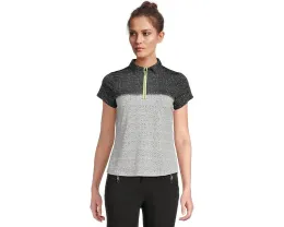 Поло Jamie Sadock с принтом Dotted Up и цветными блоками на молнии