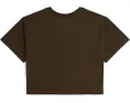 Хлопковая футболка Boxy с гербом Polo Ralph Lauren Kids для старших детей