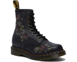 Ботинки Dr. Martens 1460 Leather Lace-Up с принтом роз и круглым носком