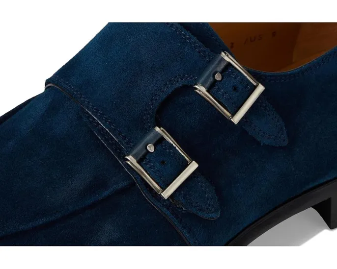 Туфли Magnanni 23772-00 с пряжкой монак из премиальной кожи и резиновой подошвой