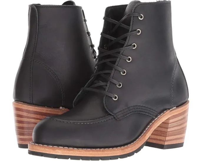 Ботинки Clara от Red Wing Heritage из замши Roughout с мокасиновым носком и подошвой Vibram