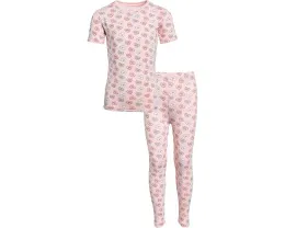 Детский комплект пижамы Print Short Sleeve Pajama Set из бамбука от Kickee Pants Kids
