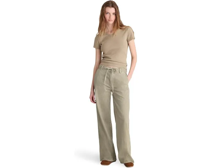 Широкие брюки Madewell The Ultimate Wide-Leg с завышенной талией и регулируемым поясом
