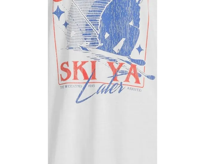 Футболка Chubbies Dreamin с графическим принтом без кармана