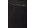 Вязаный топ Amber Lace Cuff с кружевными вставками Free People черного цвета
