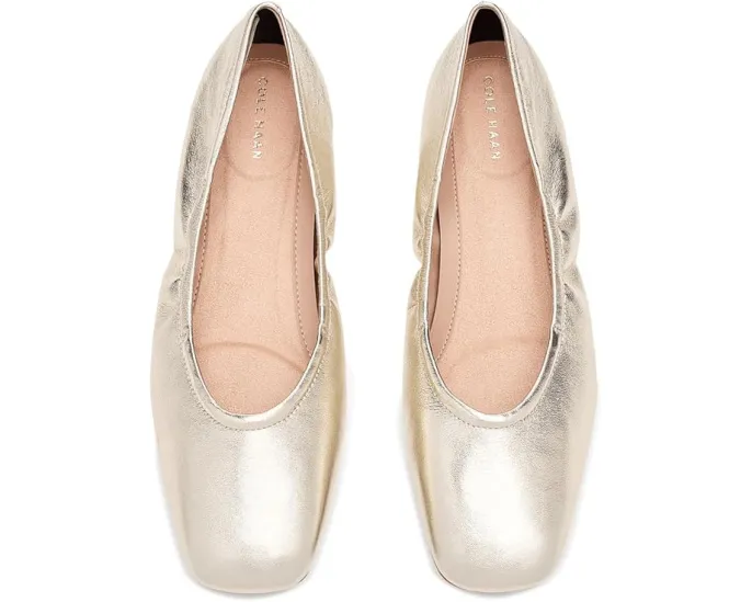 Балетки Cole Haan Go-to Valinda с квадратным носком на каблуке