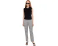 Брюки Liverpool с завышенной талией Kelsey Mid-Rise длиной 29 дюймов (73.66 см) из ткани glen plaid