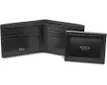 Кошелек для карт Bosca с отстегивающимся ID-футляром из состаренной кожи