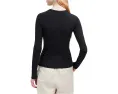 Свитер Madewell Modal Rib Long Sleeve Crewneck с ребристой вязкой