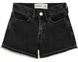 Высокие свободные джинсовые шорты High-Rise для детей от abercrombie kids