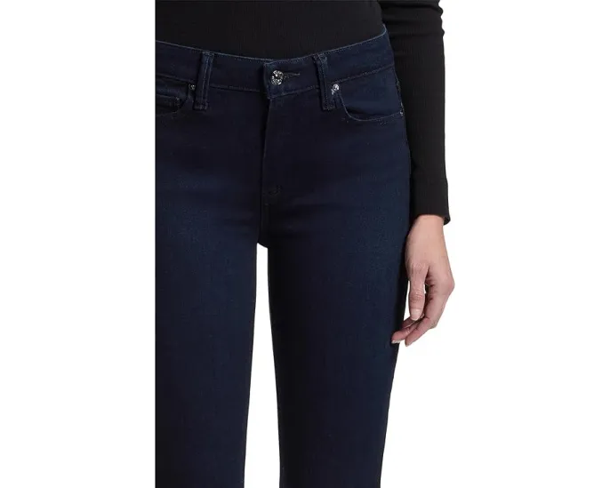 Джинсы Paige Hoxton Ankle Seamed Beltloops In Thames с завышенной талией и скинни-крой