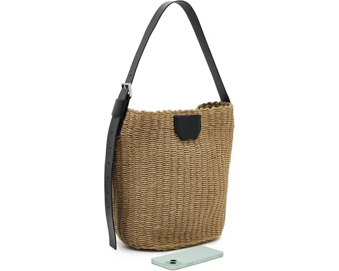 Сумка через плечо AllSaints Alba Paper Shoulder Bag из соломки