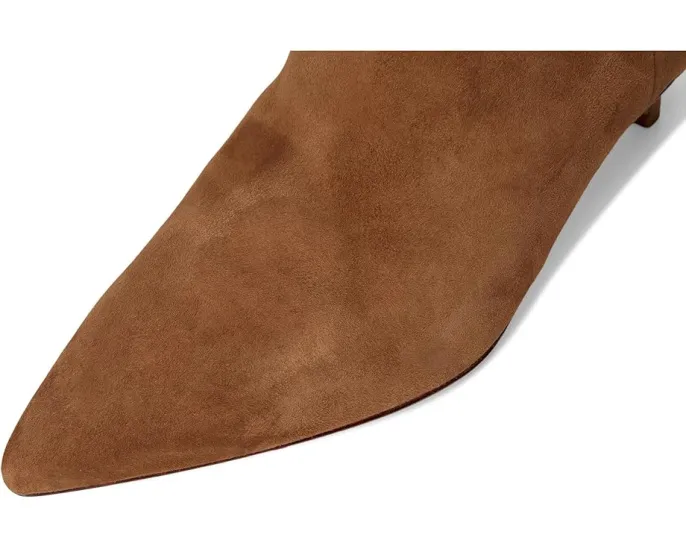 Ботильоны Veronica Beard Lisa 45 на низком каблуке из замши