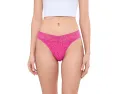 Синий набор стрингов Signature Lace Original Rise Thongs 3 Pack Hanky Panky